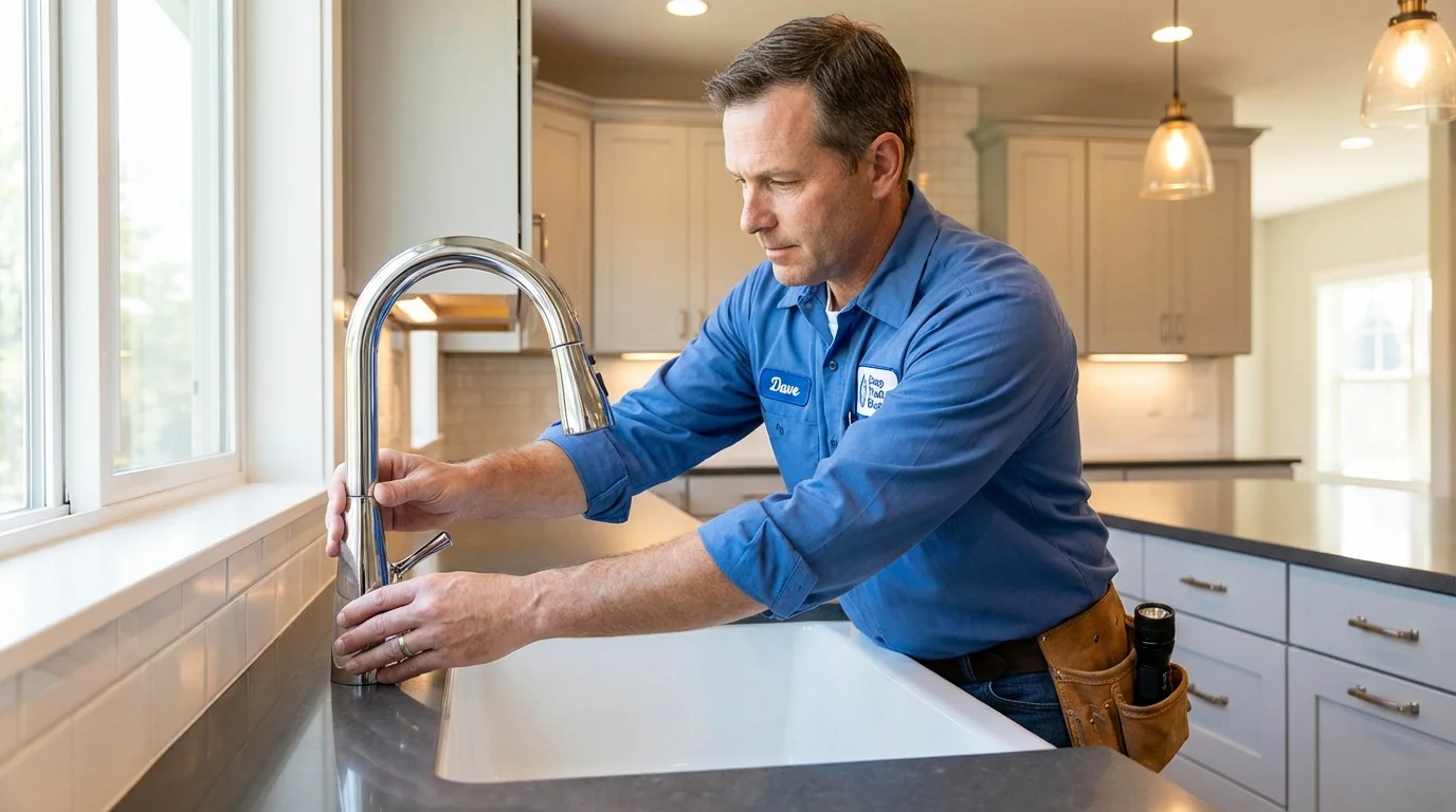 Kitchen faucet installation by Johns Plumbing LLC in Idaho Springs